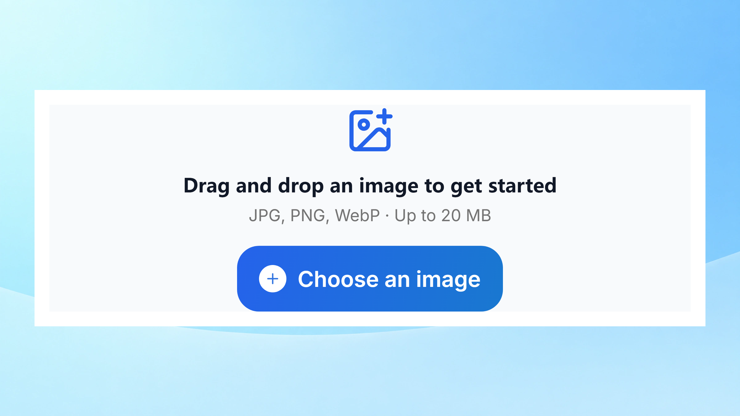Upload your image